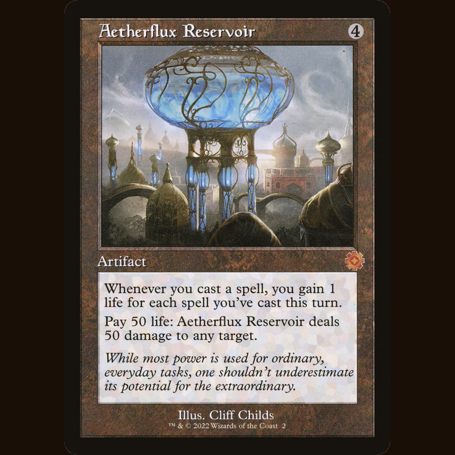 Aetherflux Reservoir [The Brothers' War: Retro Frame Artifacts] full-card image