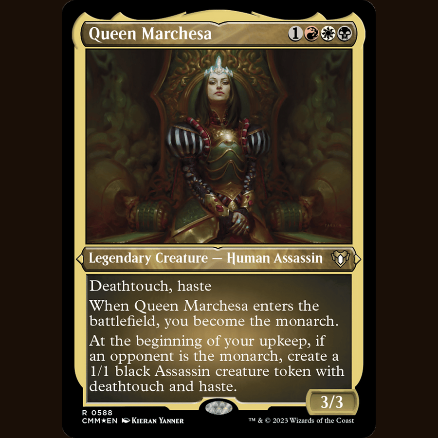 Queen Marchesa (Foil Etched) [Commander Masters] full-card image