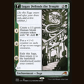 Jugan Defends the Temple (Showcase) [Kamigawa: Neon Dynasty] full-card image