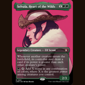 Selvala, Heart of the Wilds (Borderless) [Commander Masters] full-card image