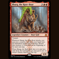 Ilharg, the Raze-Boar [Ravnica Remastered] full-card image