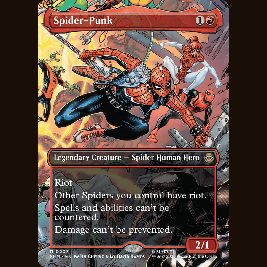 Spider-Punk (0207) (Borderless) [Marvel's Spider-Man] full-card image