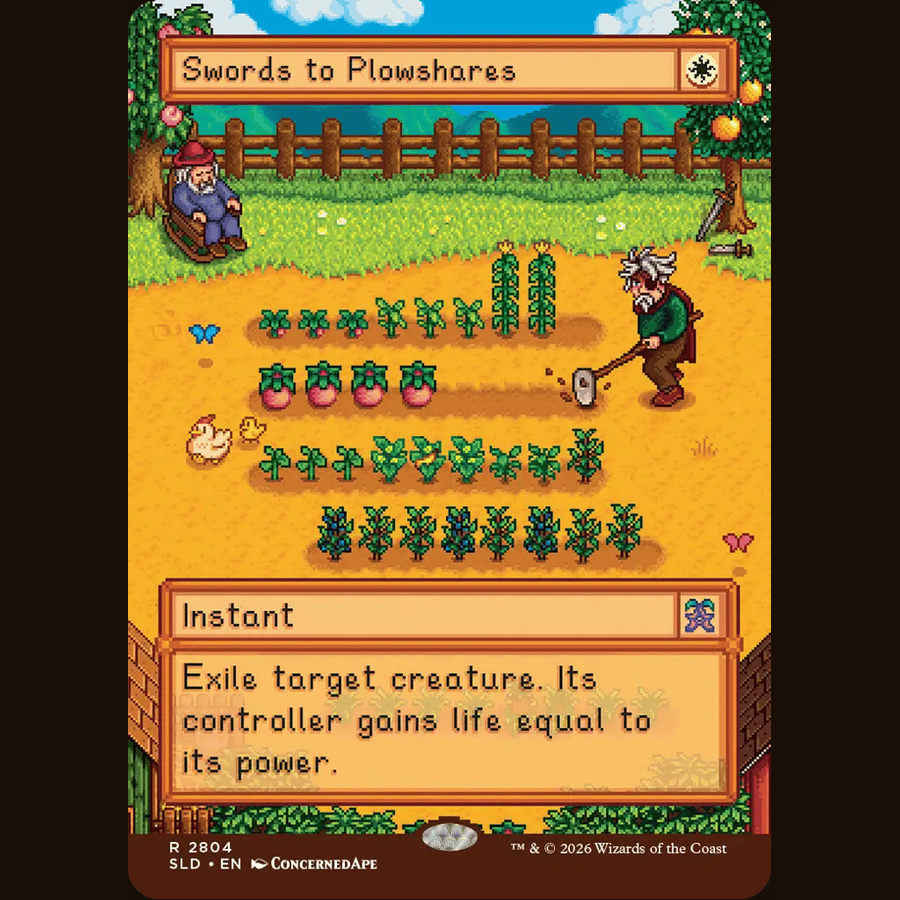 Swords to Plowshares (2804) [Secret Lair Drop Series] full-card image
