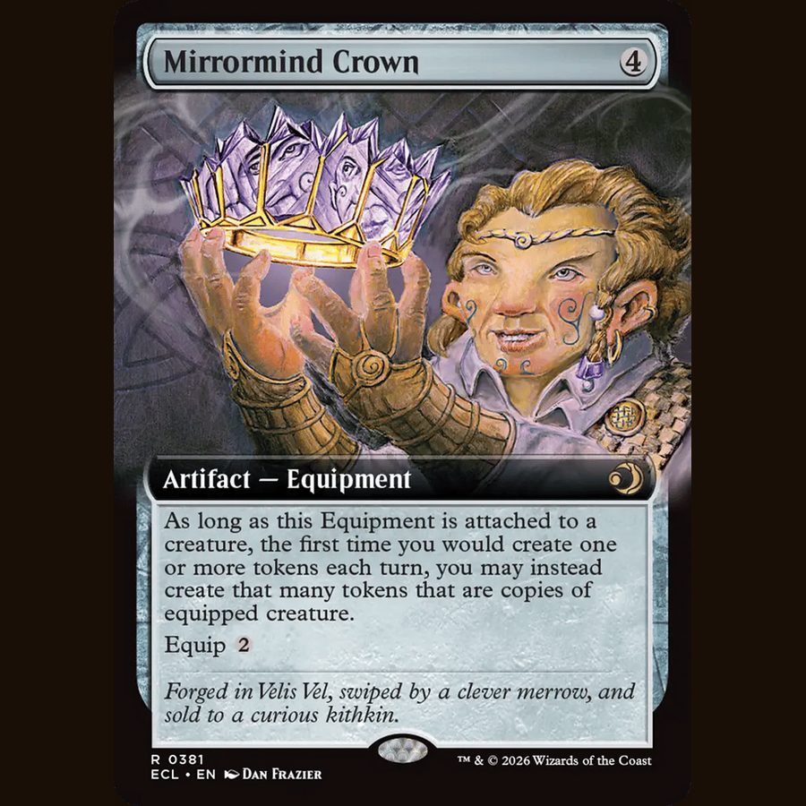 Mirrormind Crown (Extended Art) [Lorwyn Eclipsed] full-card image