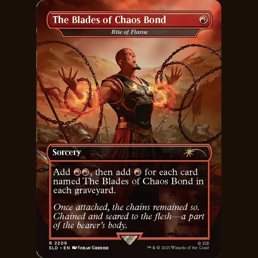 The Blades of Chaos Bond - Rite of Flame [Secret Lair Drop Series] full-card image