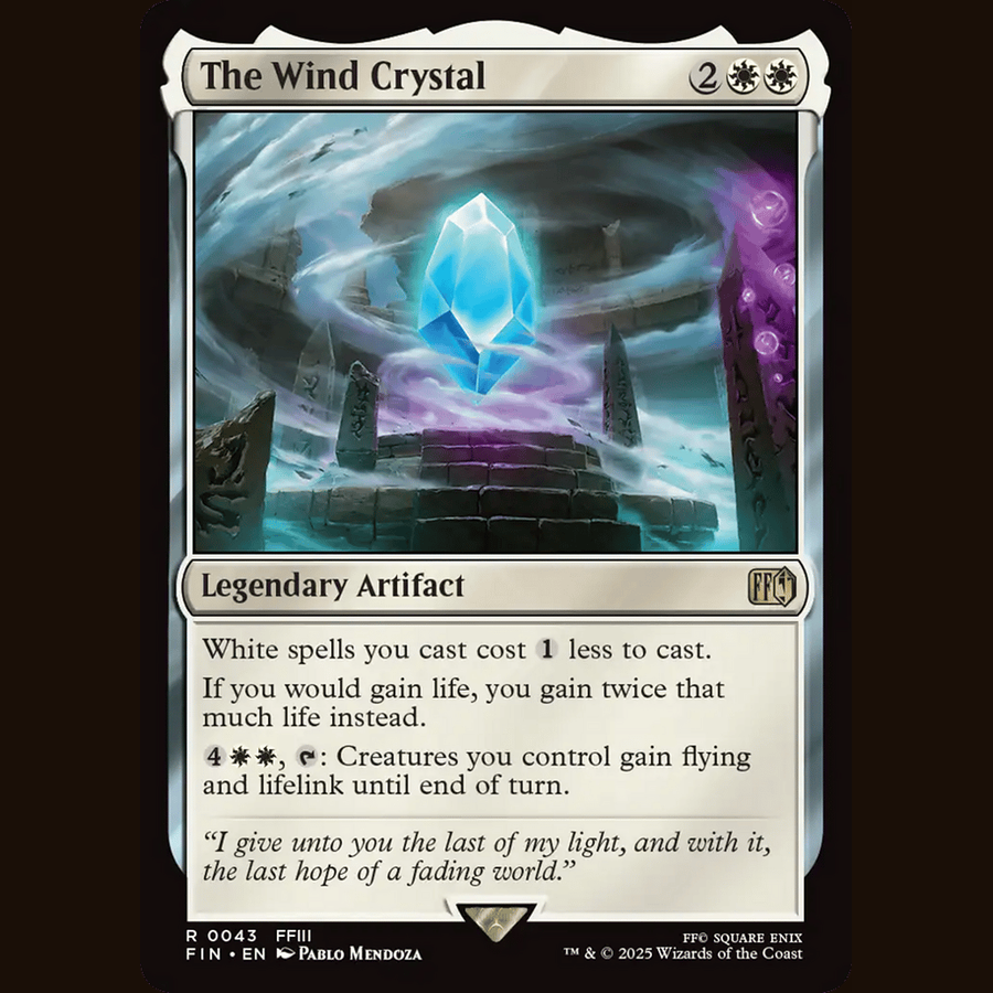 The Wind Crystal [Universes Beyond: FINAL FANTASY] full-card image