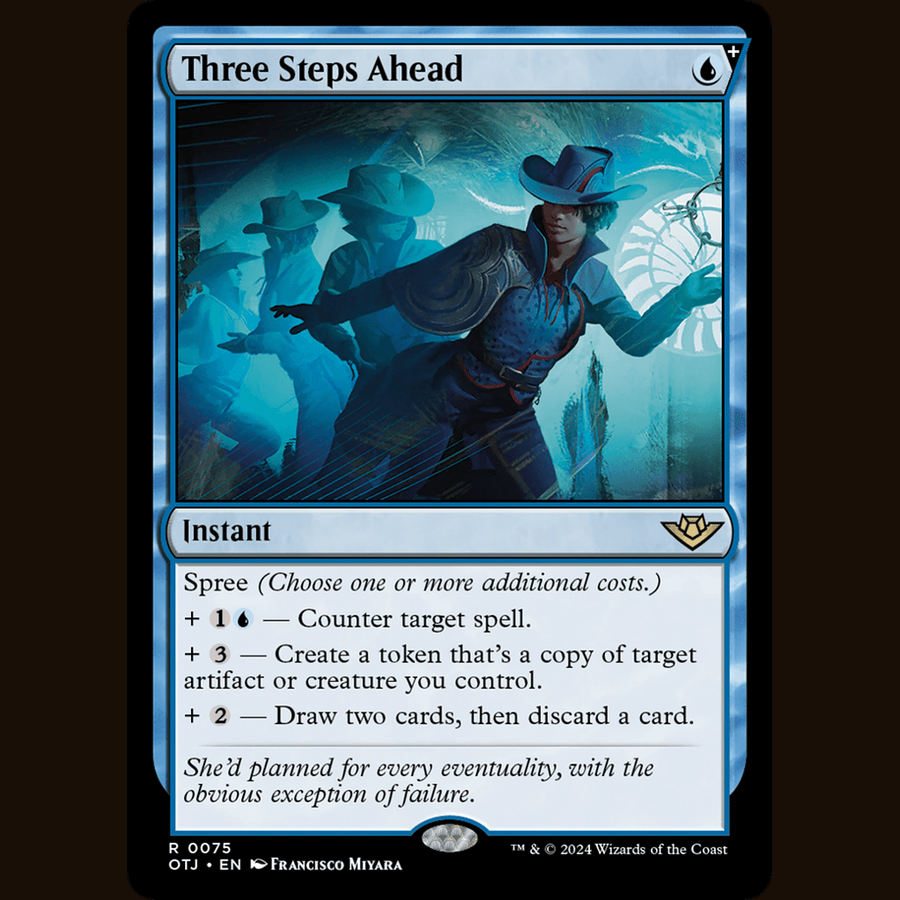 Three Steps Ahead [Outlaws of Thunder Junction] full-card image
