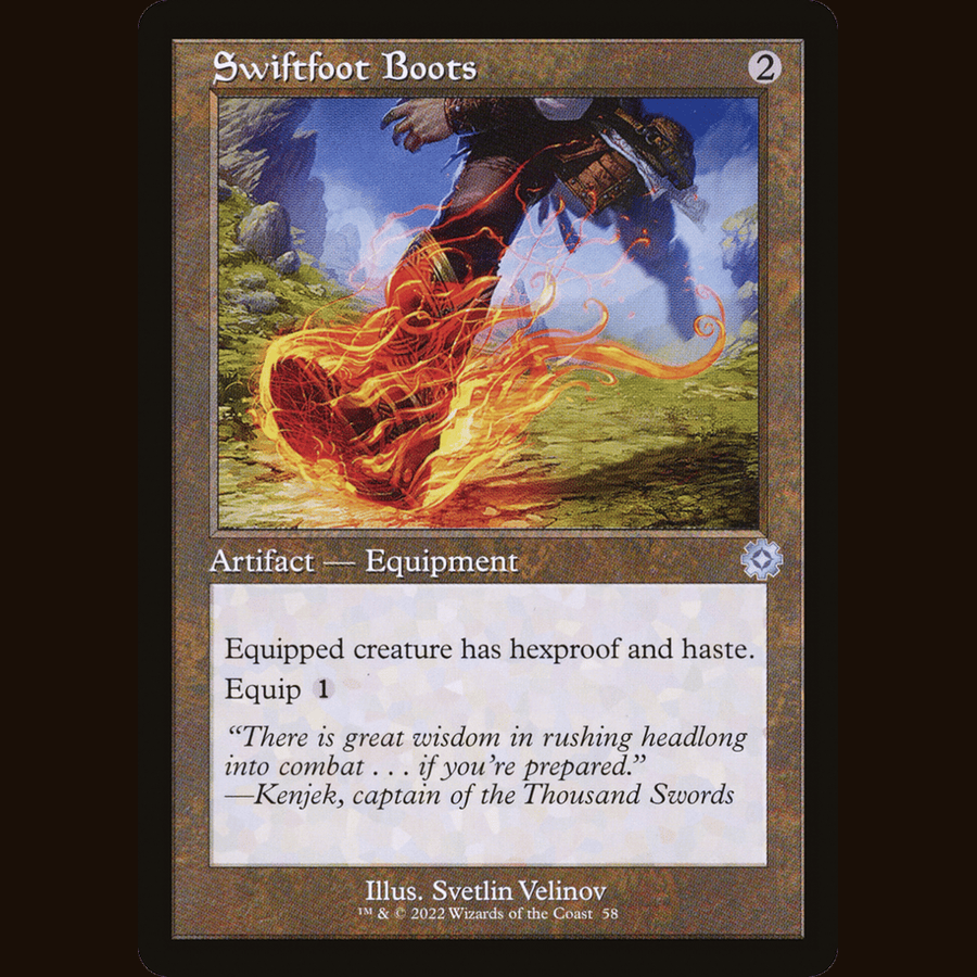 Swiftfoot Boots [The Brothers' War: Retro Frame Artifacts] full-card image