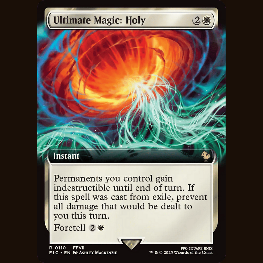 Ultimate Magic: Holy (Extended Art) [Commander: FINAL FANTASY] full-card image