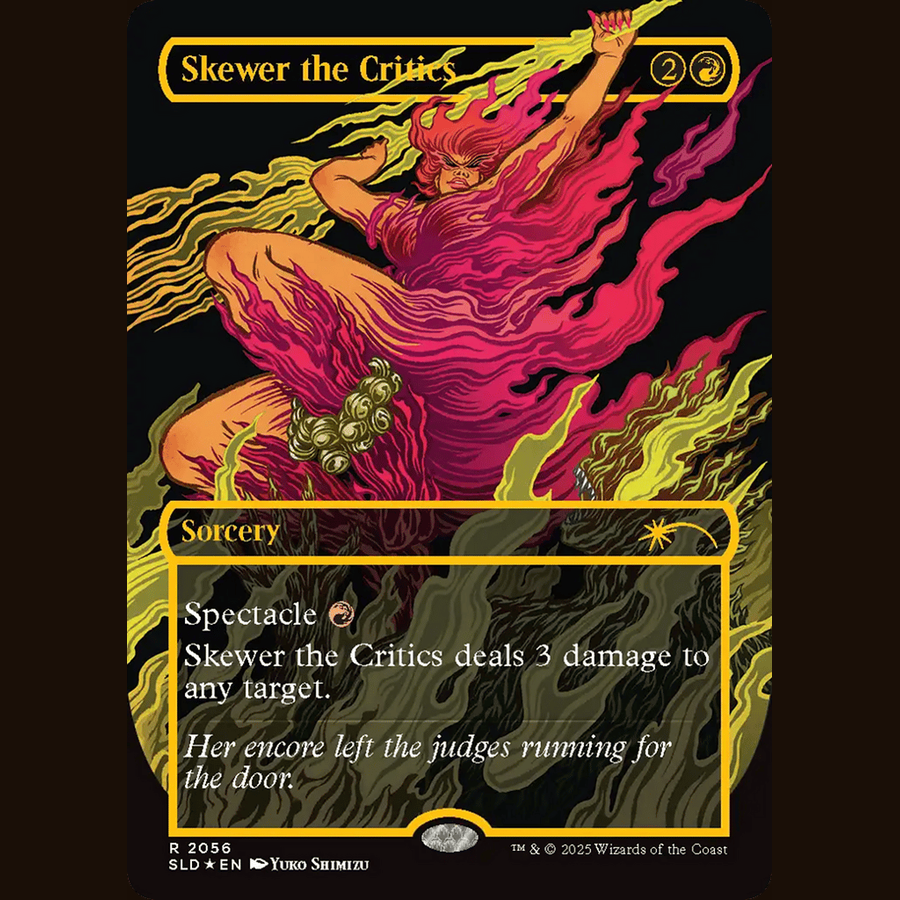 Skewer the Critics (2056) (Raised Foil) [Secret Lair Drop Series] full-card image