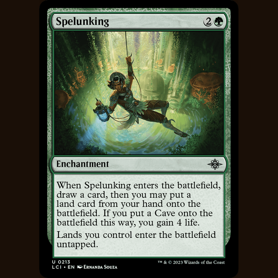 Spelunking [The Lost Caverns of Ixalan] full-card image
