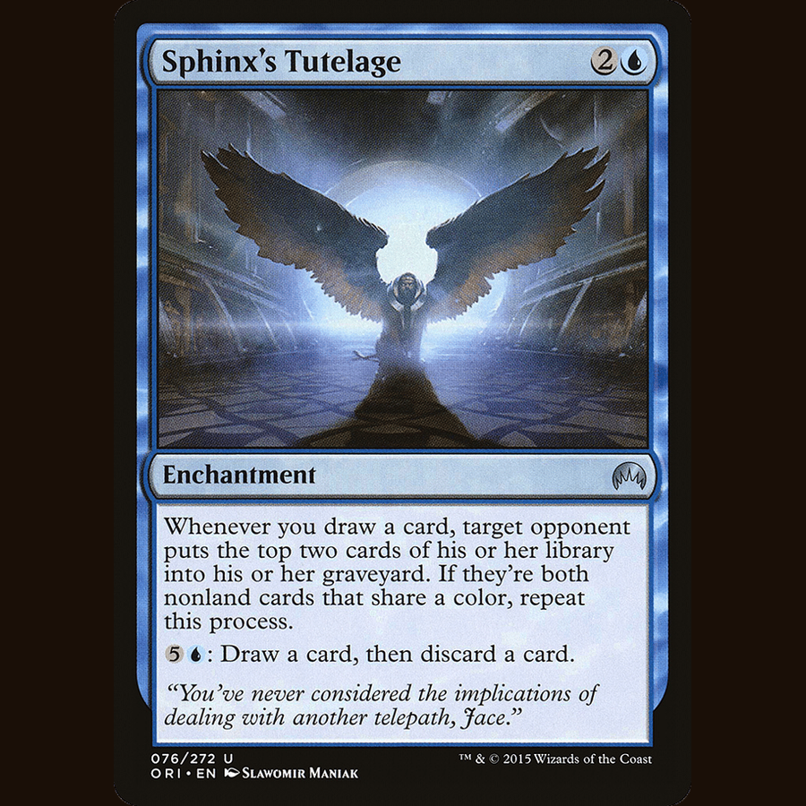 Sphinx's Tutelage [Magic Origins] full-card image