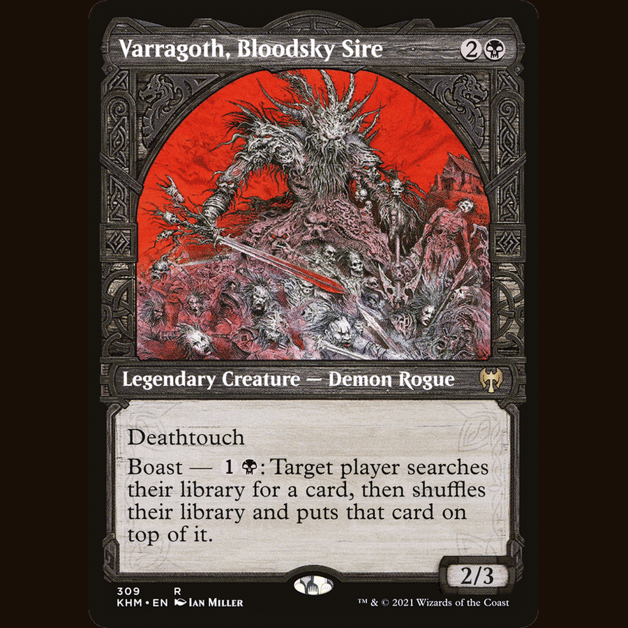 Varragoth, Bloodsky Sire (Showcase) [Kaldheim] full-card image