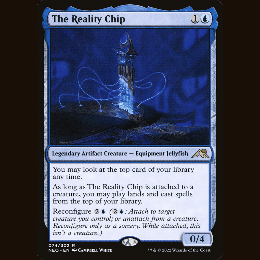 The Reality Chip [Kamigawa: Neon Dynasty] full-card image