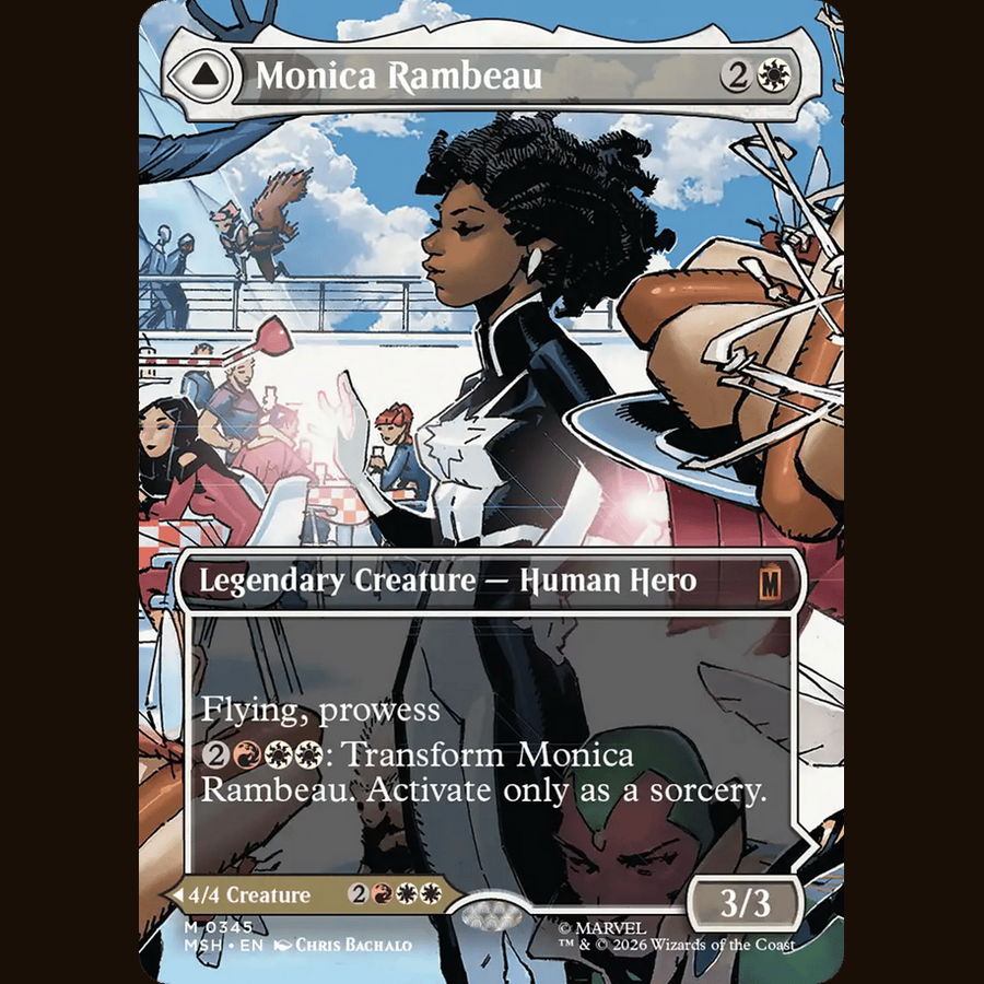 Monica Rambeau (Borderless) (0345) [Marvel Super Heroes] full-card image