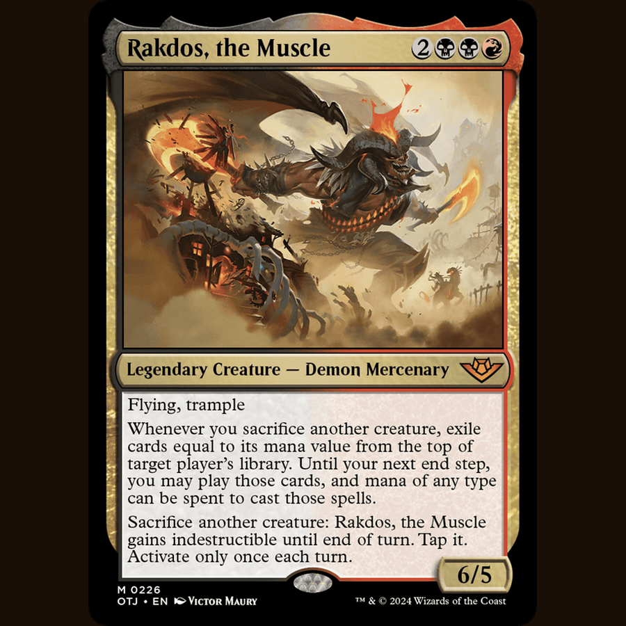 Rakdos, the Muscle [Outlaws of Thunder Junction] full-card image