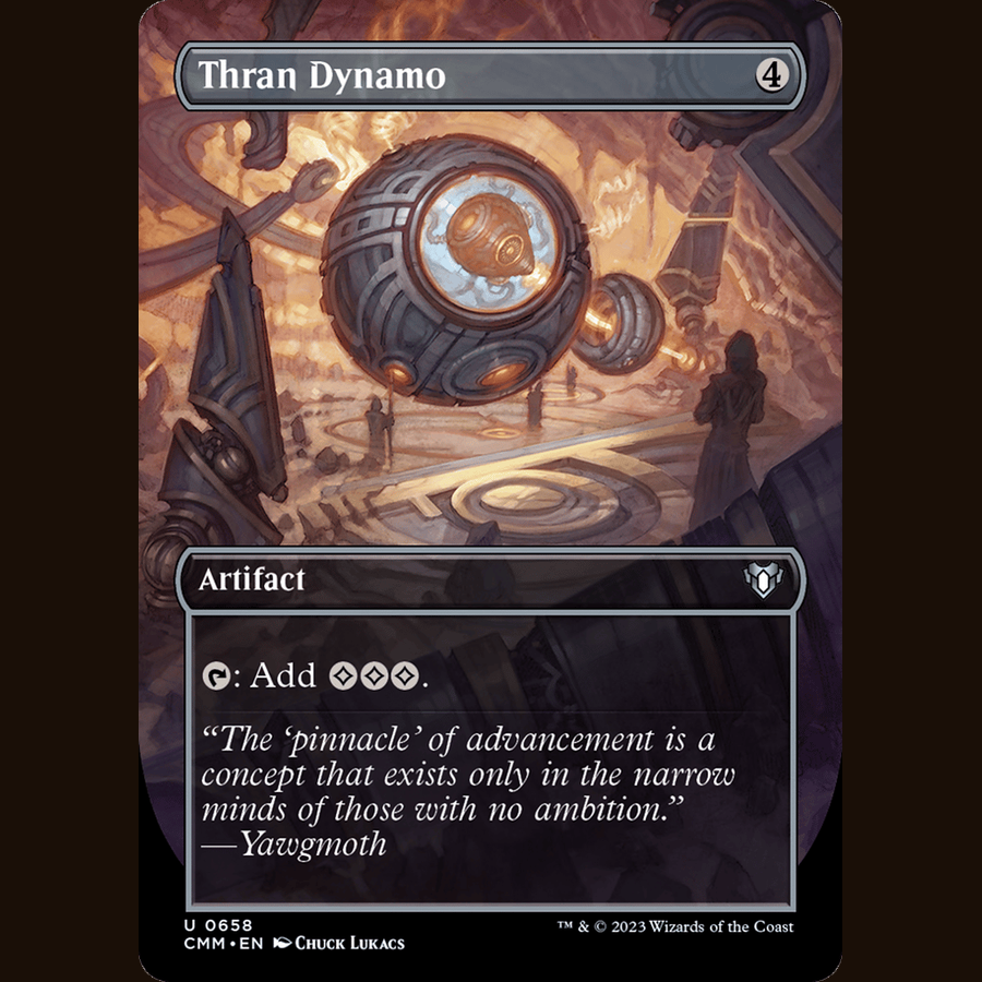Thran Dynamo (Borderless) [Commander Masters] full-card image