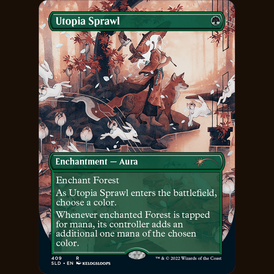 Utopia Sprawl (Borderless) [Secret Lair Drop Series] full-card image