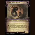 Shelob, Dread Weaver (Showcase Scrolls) [Commander: The Lord of the Rings: Tales of Middle-earth] full-card image
