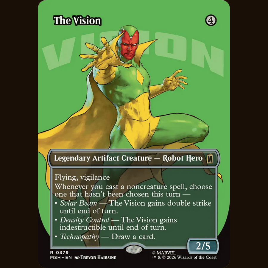 The Vision (Borderless) [Marvel Super Heroes] full-card image