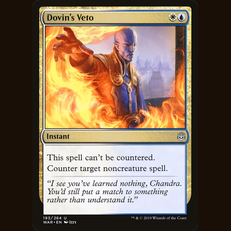 Dovin's Veto [War of the Spark] full-card image