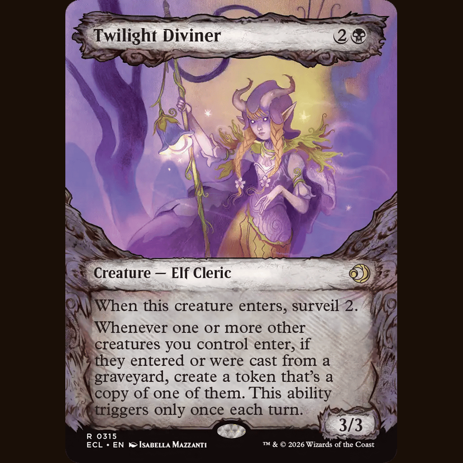 Twilight Diviner (Showcase) [Lorwyn Eclipsed] full-card image
