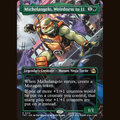 Michelangelo, Weirdness to 11 (Borderless) [Teenage Mutant Ninja Turtles] full-card image