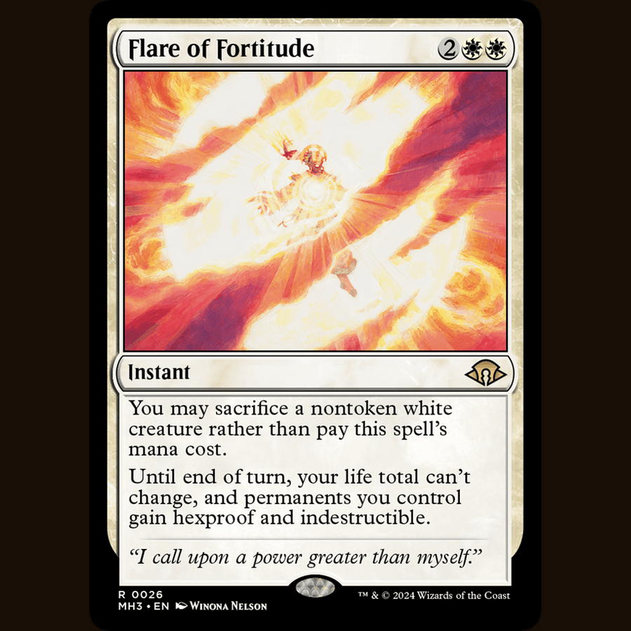 Flare of Fortitude [Modern Horizons 3] full-card image