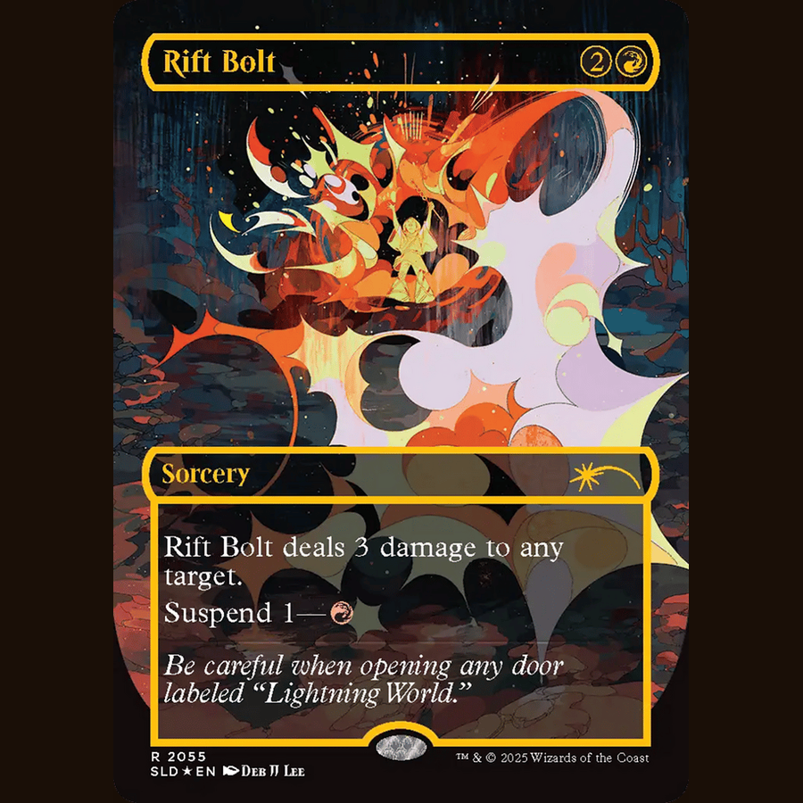 Rift Bolt (2055) (Raised Foil) [Secret Lair Drop Series] full-card image