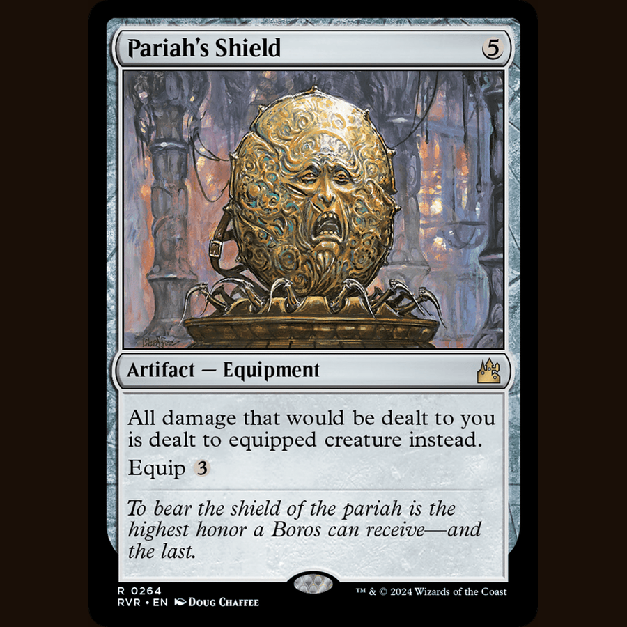 Pariah's Shield [Ravnica Remastered] full-card image