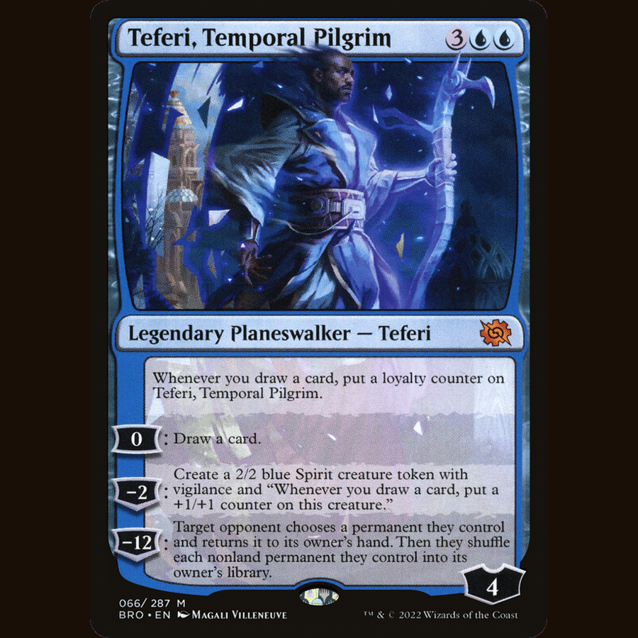Teferi, Temporal Pilgrim [The Brothers' War] full-card image