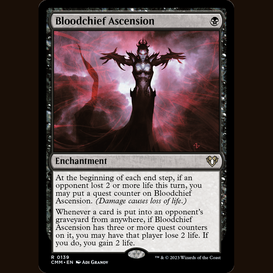 Bloodchief Ascension [Commander Masters] full-card image