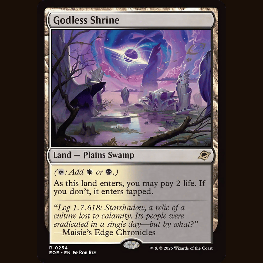 Godless Shrine [Edge of Eternities] full-card image