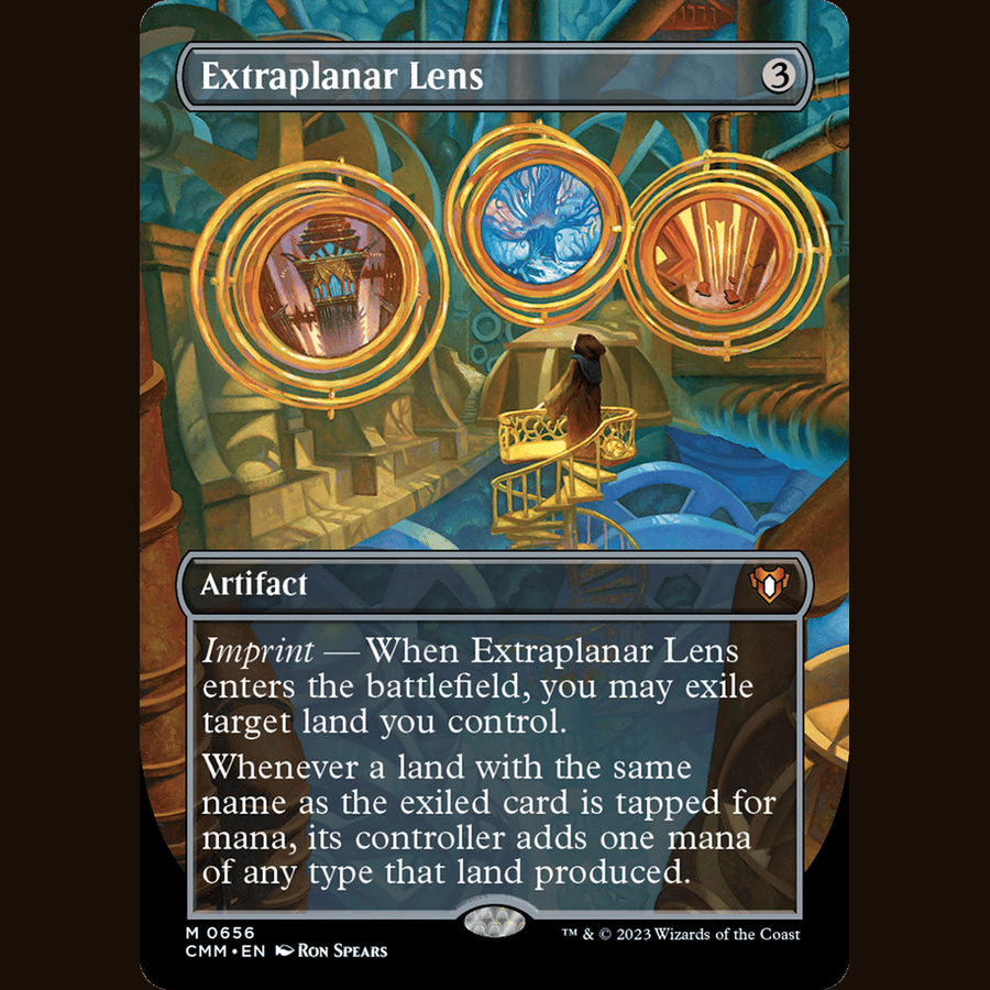 Extraplanar Lens (Borderless) [Commander Masters] full-card image