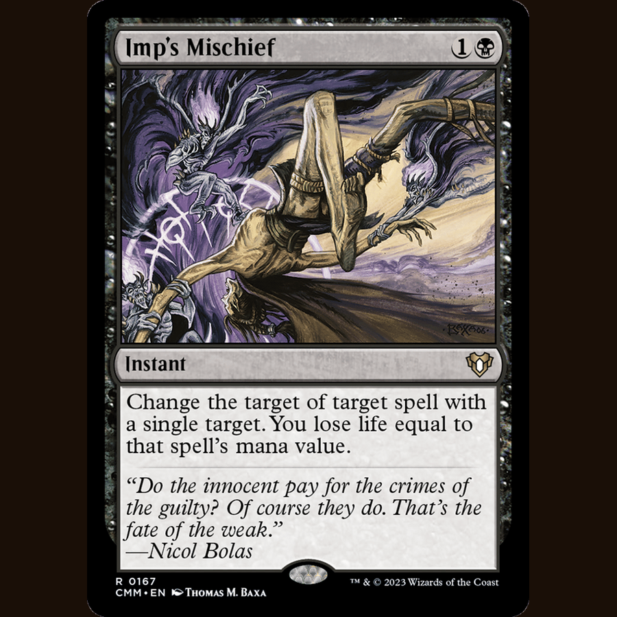 Imp's Mischief [Commander Masters] full-card image