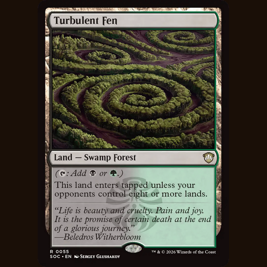Turbulent Fen [Commander: Secrets of Strixhaven] full-card image
