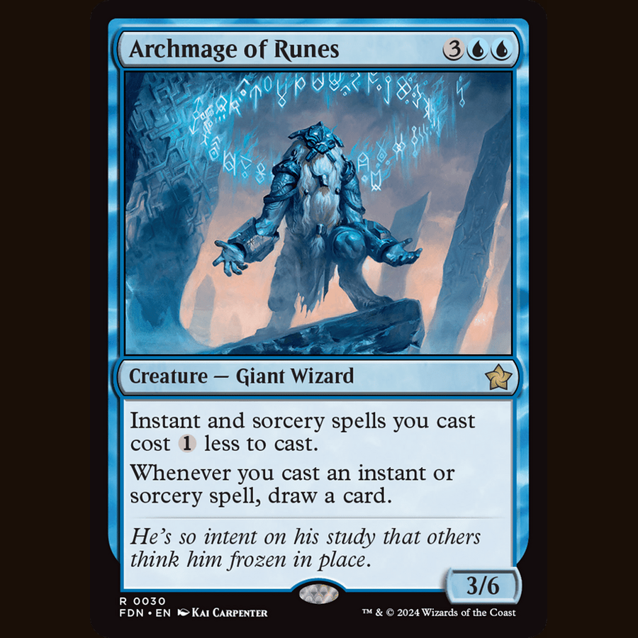 Archmage of Runes [Foundations] full-card image