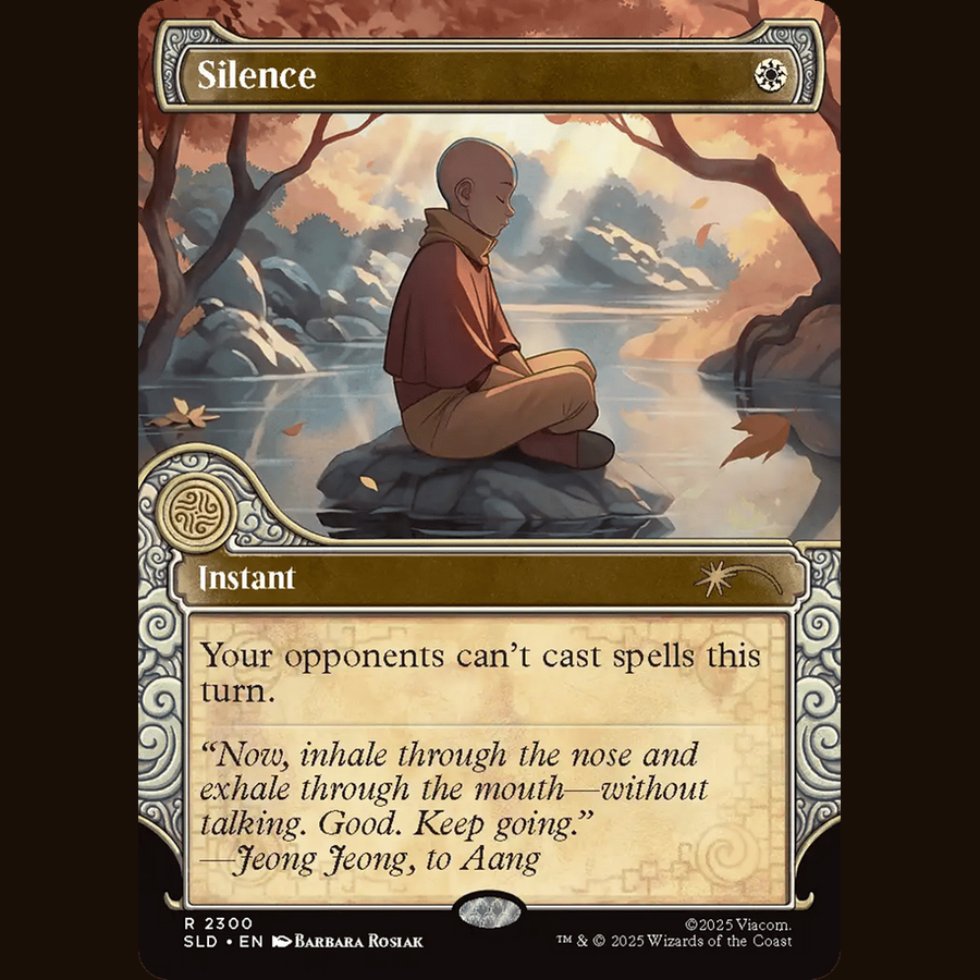 Silence (2300) (Rainbow Foil) [Secret Lair Drop Series] full-card image