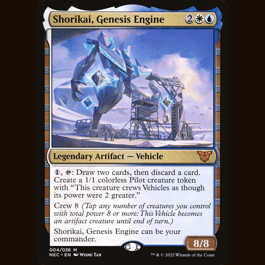 Shorikai, Genesis Engine [Commander: Kamigawa: Neon Dynasty] full-card image