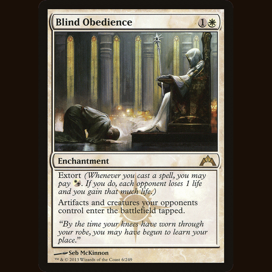 Blind Obedience [Gatecrash] full-card image
