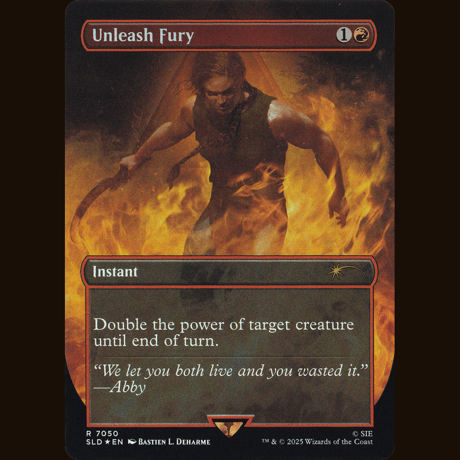 Unleash Fury (Rainbow Foil) [Secret Lair Drop Series] full-card image