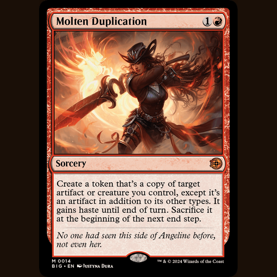 Molten Duplication [Outlaws of Thunder Junction: The Big Score] full-card image
