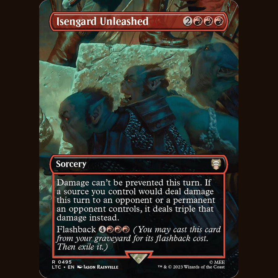 Isengard Unleashed (Borderless) [Commander: The Lord of the Rings: Tales of Middle-earth] full-card image