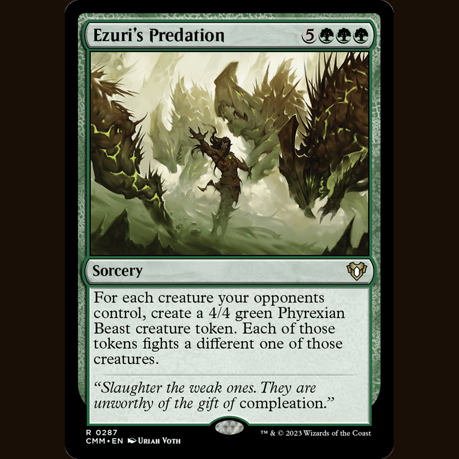 Ezuri's Predation [Commander Masters] CMM #287 card image