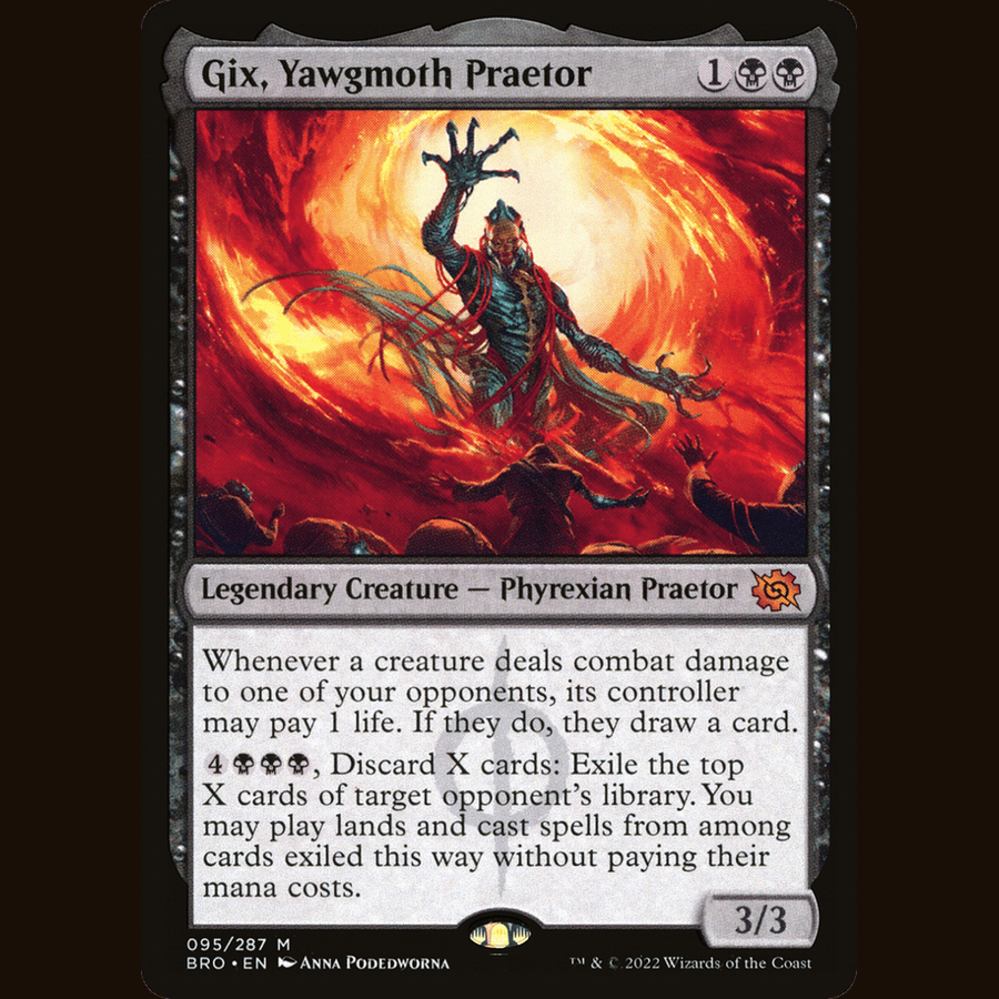 Gix, Yawgmoth Praetor [The Brothers' War] full-card image