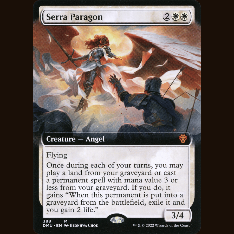 Serra Paragon (Extended Art) [Dominaria United] full-card image
