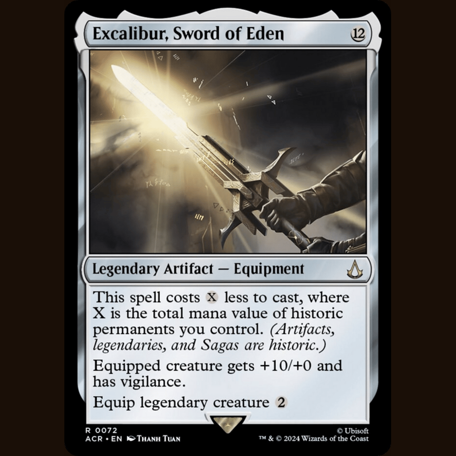 Excalibur, Sword of Eden [Universes Beyond: Assassin's Creed] full-card image