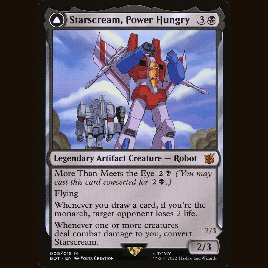 Starscream, Power Hungry [Universes Beyond: Transformers] full-card image