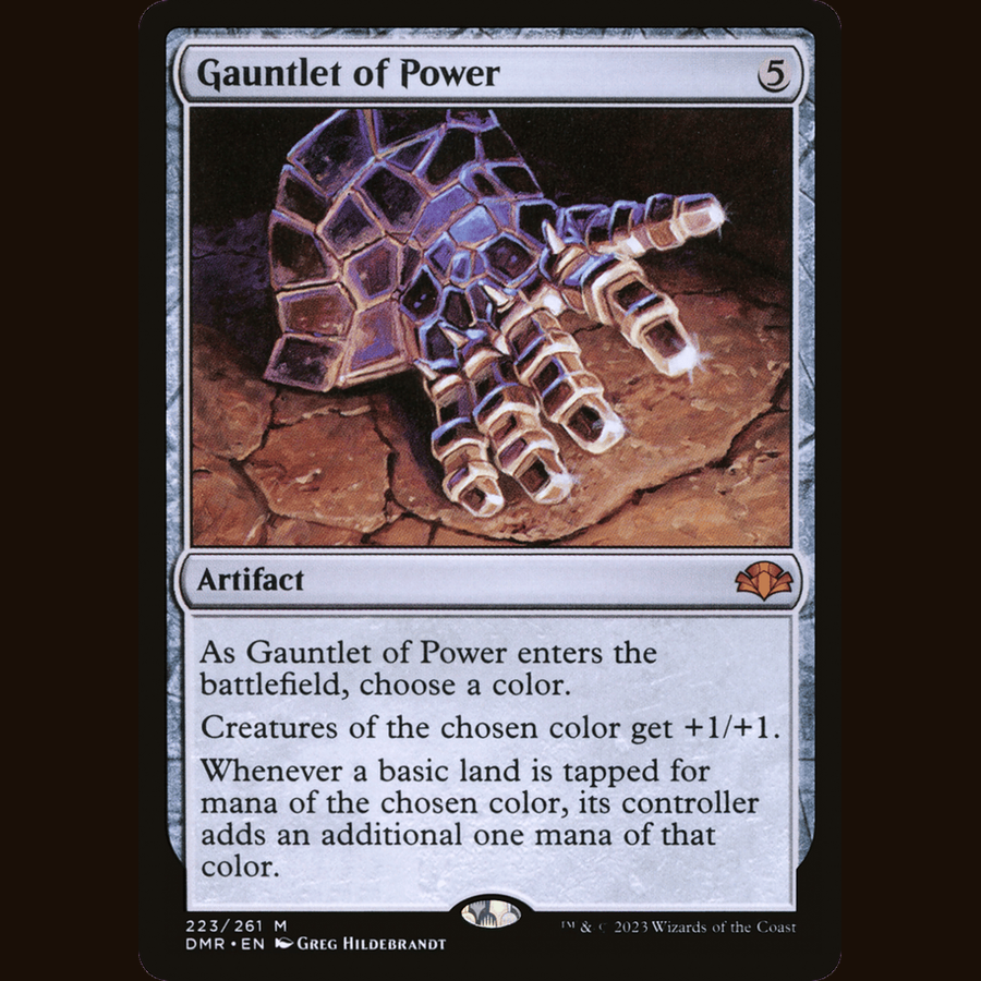 Gauntlet of Power [Dominaria Remastered] full-card image