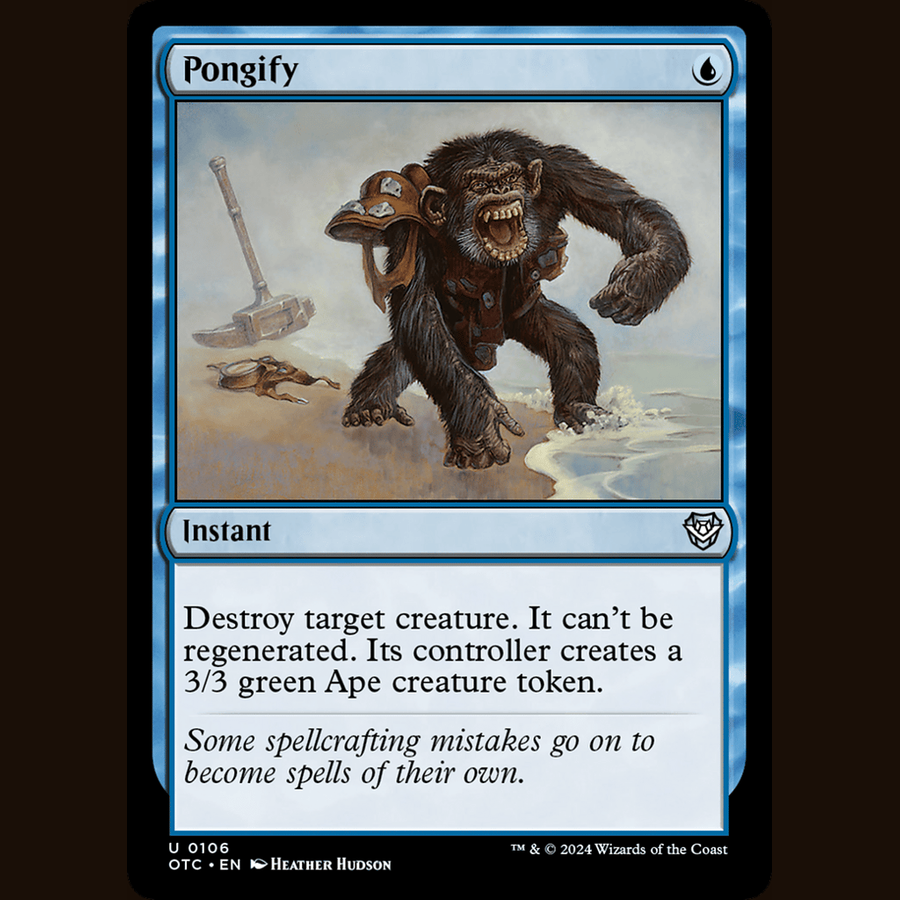 Pongify [Commander: Outlaws of Thunder Junction] full-card image